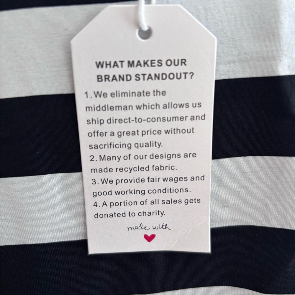 NWT Striped Dress - Modern - Picture 7 of 11